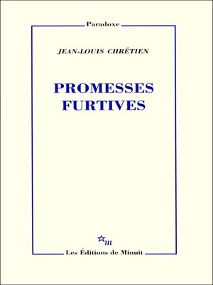 cover image of Promesses furtives